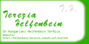 terezia helfenbein business card